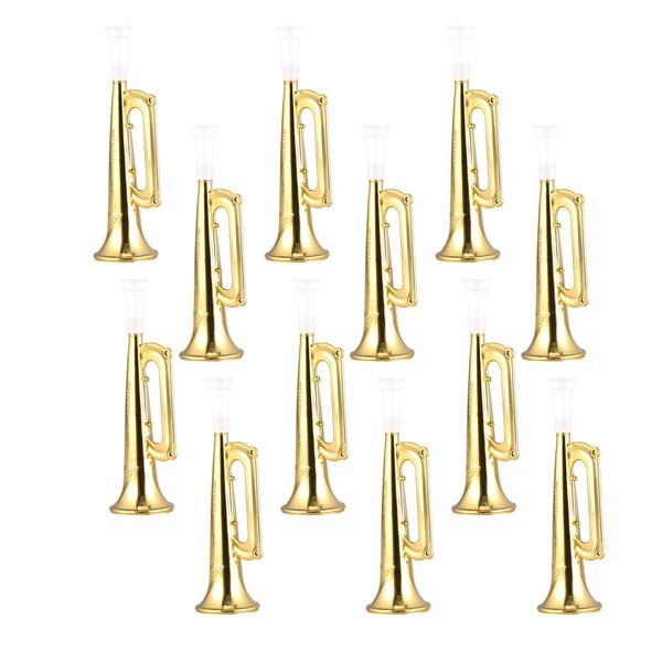 Tomaibaby 12pcs Plastic Trumpet Noise Maker Kids Trumpet Horn Wind