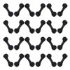 Healeved Dust Mask Filters 50pcs Reusable Nose Plugs Breathable for