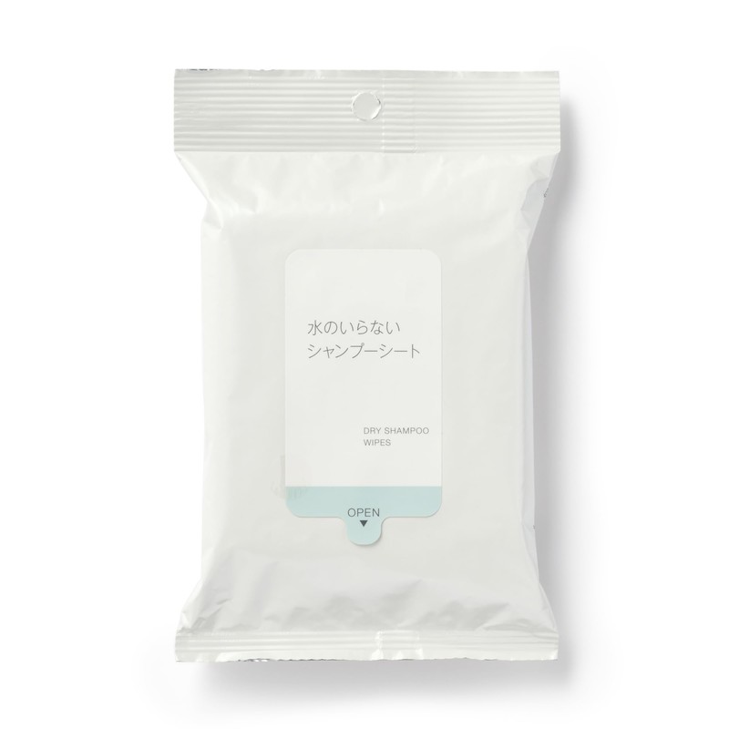 MUJI 無印良品 Waterless Shampoo Sheets - 12 sheets/Approx. 250×200mm 84473388