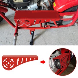 GREHUA Mini Bike Chain Guard Clutch Cover for Predator 212cc 79cc 6.5hp 7.0hp Clone Engine Coleman CT200U BT200X CT100U Baja Doodlebug DB30 Motovox MBX10 MBX11 Trailmaster MB200 Minibike Parts Red