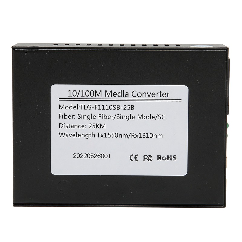 Media Converter Optical Ethernet Media Converters Single Mode 10 100Base