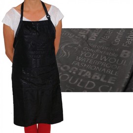 Euro Style Hairdressers 'Apron with Pockets Black