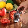 InfantLY Bright Kitchen Gadgets Handy Stainless Steel Onion Holder Potato
