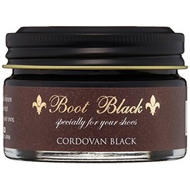 Boot Black CORDOVAN CREAM BB Cordovan, Black