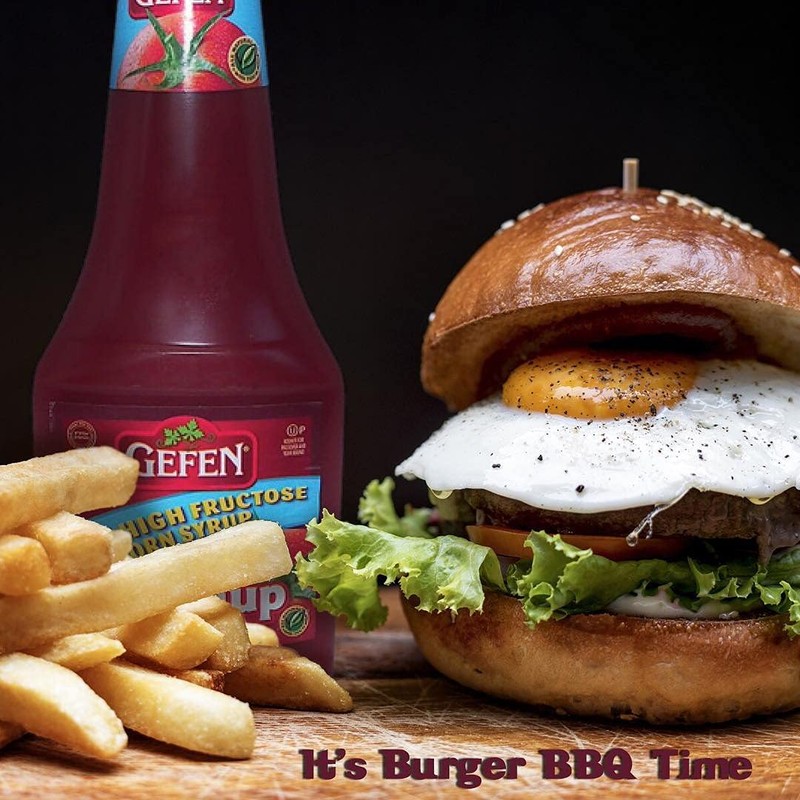Gefen Fat Free Tomato Ketchup 28oz (2 Pack) All Natural
