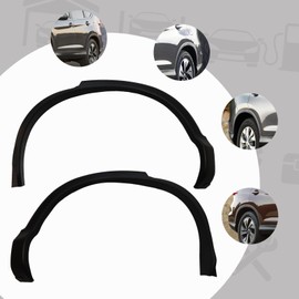 KONKENIE Pair Rear Wheel Fender Flares for Honda CRV 2012-2016 Left&Right Side Rear Wheel Arch Molding Trims 2PCS Fender Trim Set 74410T0AA01 74450T0AA01 Black,Direct Replacement (Rear Pair)