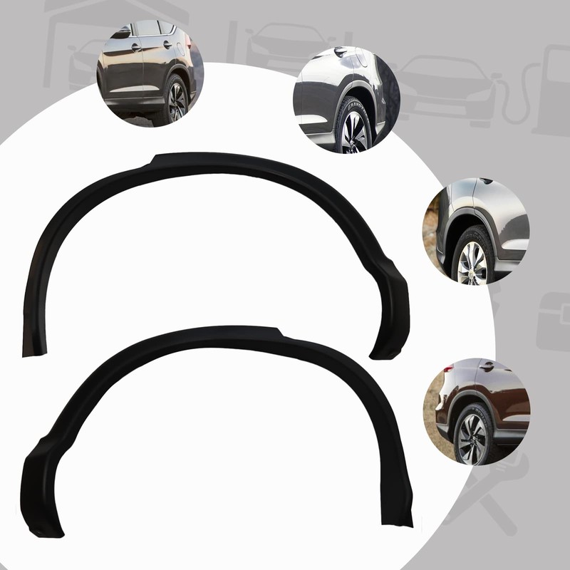 KONKENIE Pair Rear Wheel Fender Flares for Honda CRV 2012-2016