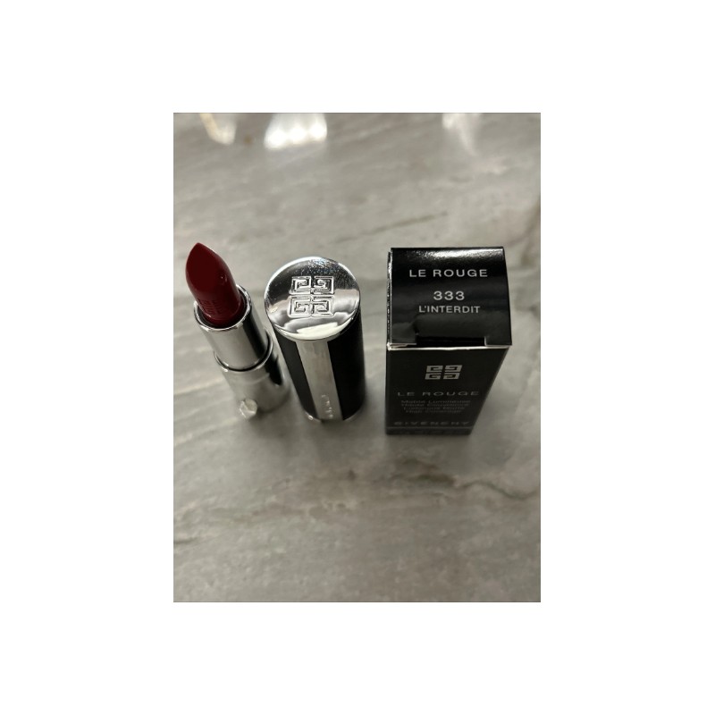 Givenchy Le Rouge Luminous Matte Red 333 L'Interdit Lipstick 1.5g