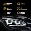 Headlight Restoration Kit - No Tools Required for Clear, Bright