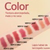 Labial Mate 4 En 1, Hidratante Y De Larga Duración