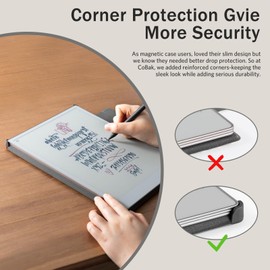 CoBak Premium Magnetic Case for 11.8" Remarkable Paper Pro 2024 Released, Smart Auto Sleep/Wake Book Folio Cover with Corner Protection and Pen Holder Strap, Emerald