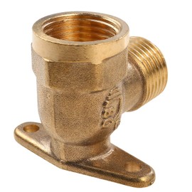 gotonovo G1/2 Male x G1/2 Inch Female Straight Thread Brass Pipe Fittings 90 Degree Drop Ear Elbow 2 Pack Nominal Copper Pipe Threaded