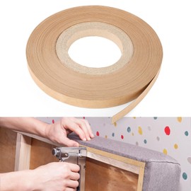 HolyMaji Upholstery Tack Strip, 2/3 Inch by 40 Yard Roll Upholstery Cardboard Tacking Strip - Ideal for Professional Edges on Furniture, Chair, Sofa Couch Edges Repair