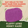 Locsanity Afro Kinky 100% Bulk Natural Human Hair - Braiding