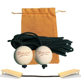 Cornhole Quik-Toss | Cornhole Game Measuring Device | Accessories for Corn Hole Boards (Regulation 27-Foot Distance)