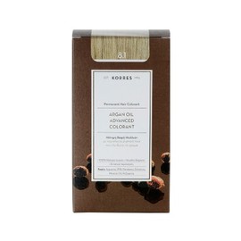 Korres Argan Oil Advanced Colorant Νο 81 Light Ash Blonde, 50ml