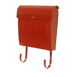NACH MB-44766 Euro Wall Mounted Mailbox, Red