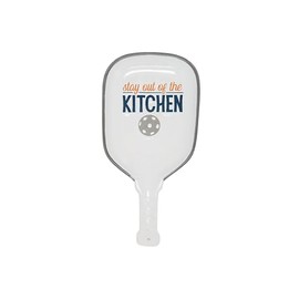 Pavilion Gift Company - 8" Stay Out Of The Kitchen - Pickleball Active Sports Lover Cooking Baking Kitchenware