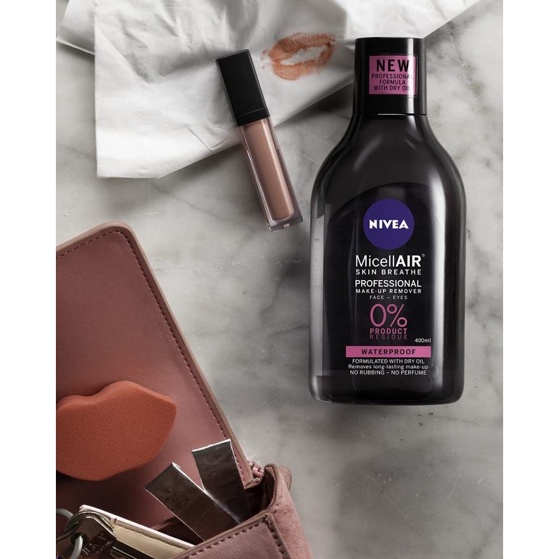 NIVEA, Micellar Skin Breathing Professional Makeup Remover Water 400 ml