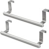 2 Pcs The Door Towel Rack,Stainless Steel Kitchen Towel Holder,for
