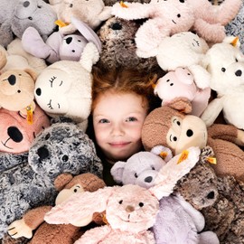 Steiff Soft Cuddly Friends Ellie Elephant Music Box, 26 cm, Light Grey