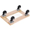Global Industrial Hardwood Dolly - Open Deck, 24 x 16,