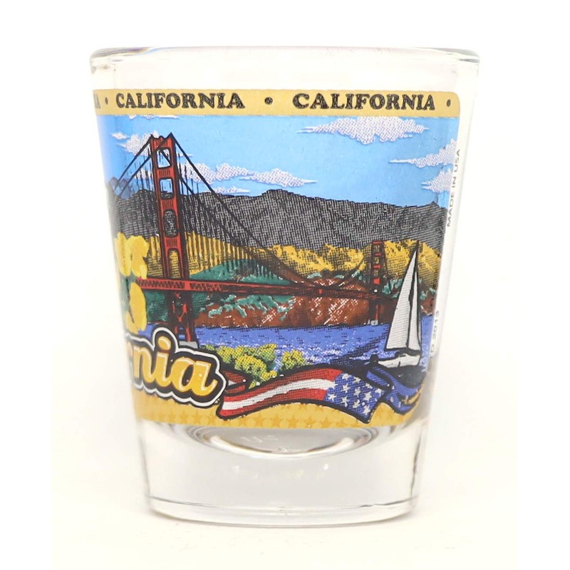 California State Wraparound Shot Glass