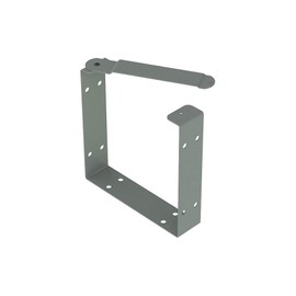 Hoffman F1212GUC Wireway, U- Connector, NEMA 1, Steel, Fits 12.00" x 12.00", Gray