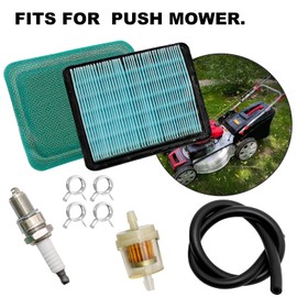 GCV160 Air Filter Adjustment Kit HRC216 HRR216 HRR216 HRR2169VKA HRX217 Mower For Honda GCV190 GC190 GC160 GX100 Engine, Replace GCV160 Spark Plug 17211-ZL8-023 Air Filter