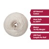 HIC Kitchen Chef-Grade Cooking Twine, 16-Ply Natural Cotton, Approx. 200-Feet