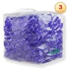 PMLAND Clear Fake Ice Rocks – 550 Pcs Large Purple