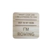 Ashton and Finch Funny Rowing Coaster Laser Engraved Gift Wooden
