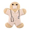 R & M International 8014 Gingerbread Man Shaped Tinplated Steel
