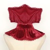 keland Victorian Black Ruffle Collar Retro Gothic Cosplay Costume Accessory,