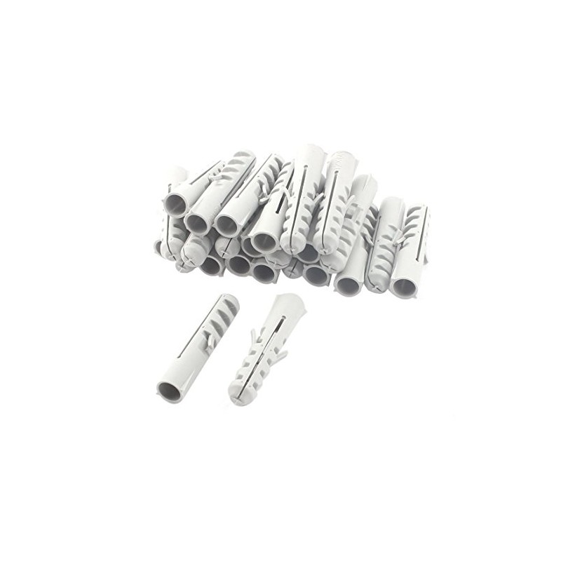 sourcingmap M12 x 60mm Plastic Anchors Lag Expansion Nails Plugs