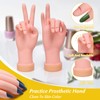 krofaue Nail Practice Hand - Practice Nail Tips Art Trainer