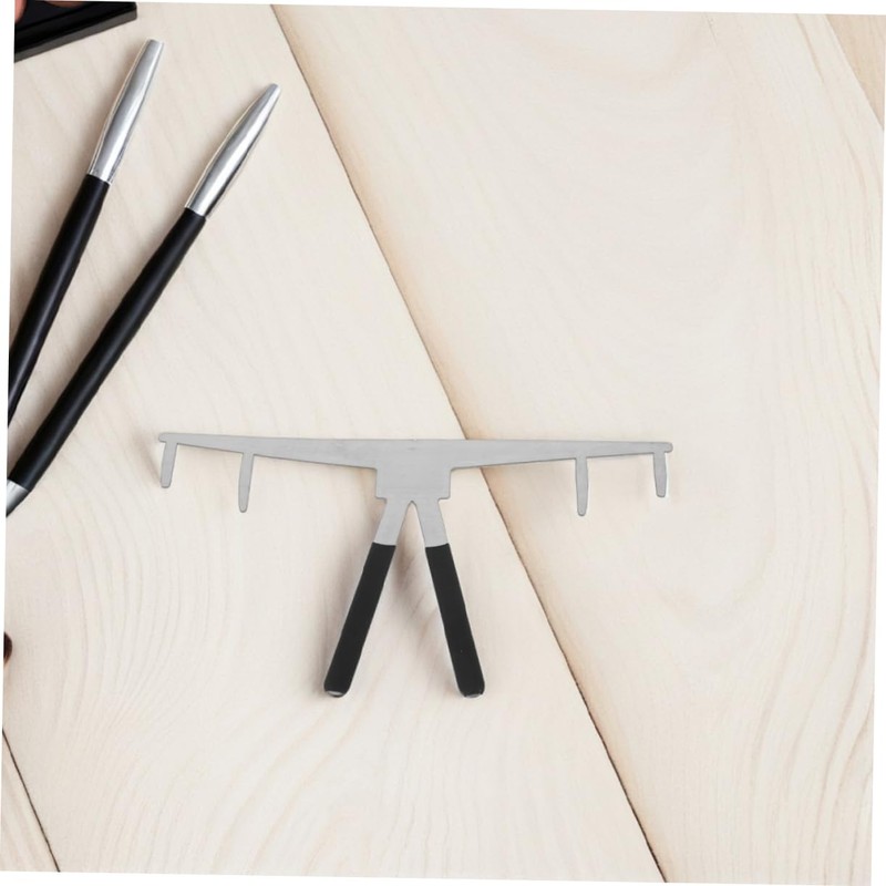 FRCOLOR Professional Eyebrow Mapping Tool 3-point Ruler Stencil for Balanced