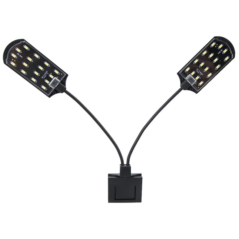 Waterproof Clip on Lamp Slim LED Aquarium Light Plants Grow