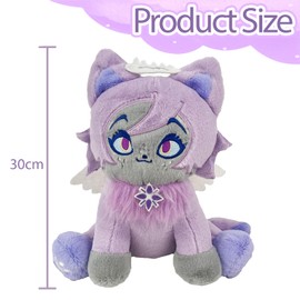 YISKY Hazbin Hotel Doll, 30 cm Hazbin Plush Toy, Cartoon Hazbin Hotel Hugging Plush, Plush Hazbin Hotel Doll, Hazbin Plush Toys, Hazbin Hotel Plushies Toy, Hazbin Cuddly Toy, Gifts for Children