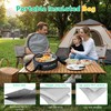 Divided Serving Tray with Lid and Handle, Rounded Snackle Box