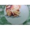 B037 Hand-made Christmas Ornament - chicken - gold buff silky