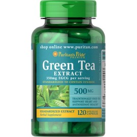 Puritan's Pride Green Tea Extract 500 mg-120 Capsules