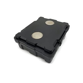 Mini Waterproof Magnetic Storage Box with Inner Dividers, Hide-A-Key Magnet Mount Box