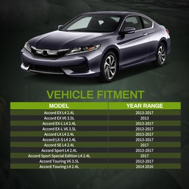 AUTOSAVER88 A/C AC Condenser Air Conditioning Condenser Compatible with 2013-2017 Accord EX/EX-L/LX/LX-S/Sport/Touring L4 2.4L V6 3.5L