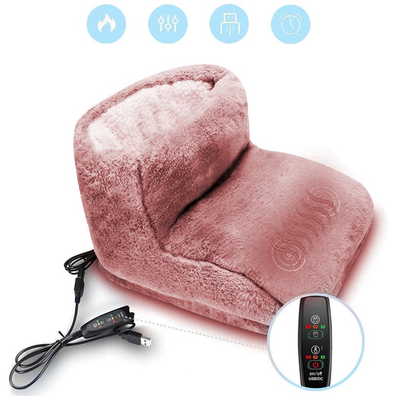 Electric Foot Warmer Electric Boots with 3 Temperature Settings and
