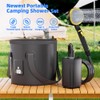 LVPETALIZE Portable Shower for Camping,7800mAh Camping Shower with LED Display,Portable