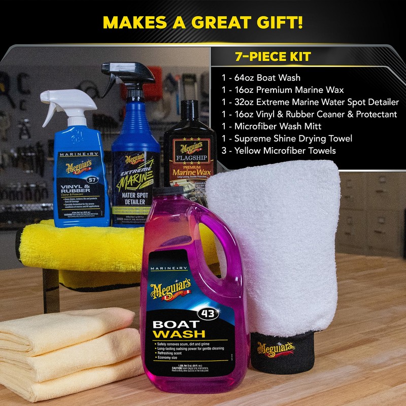 Meguiar's Boat & RV Wash & Wax Starter Kit -