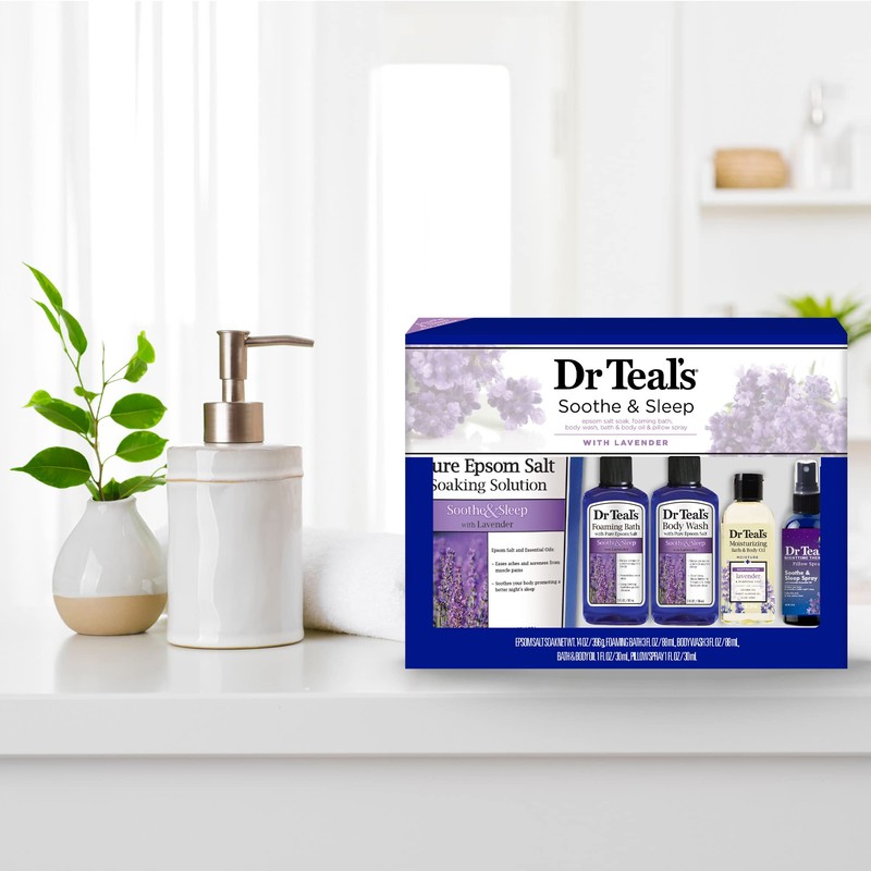 Dr Teal's Lavender Soothe & Sleep Full Regimen 5-piece Gift