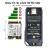 RIITOP M.2 NVMe SSD Enclosure 20Gbps, NVMe to USB3.2 Gen2X2