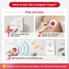 CallToU Caregiver Pager Wireless Call Button Nurse Alert System 500+
